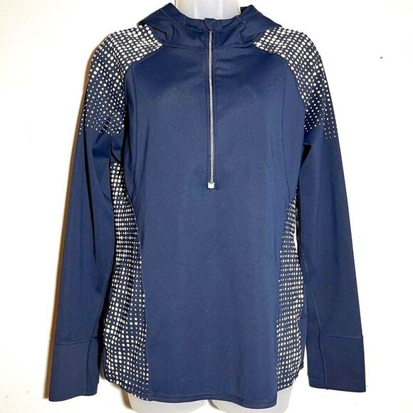 Athleta Running Wild Hoodie with Dot Print RETAIL $108 - Picture 2 of 6